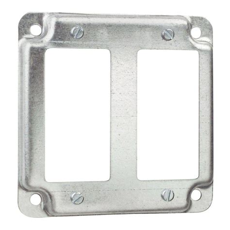 gfi metal outlet square box cover double|Switch & outlet boxes – technical data .